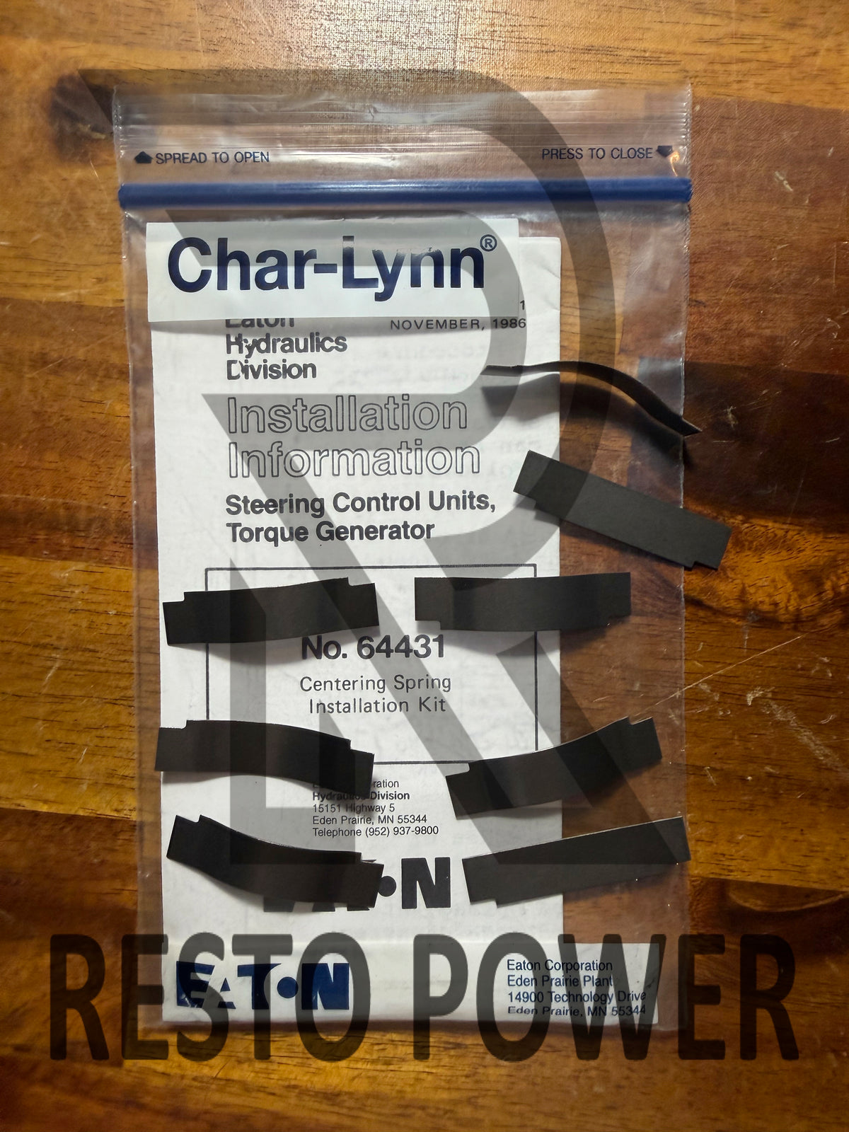Eaton Char-Lynn 64431-000 genuine OEM centering spring kit steering control unit - RestoPower